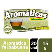 Aromática MERCALDAS hierbabuena 20 unds x15 g 2x3