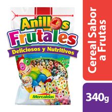 Cereal MERCALDAS anillos frutales x340 g 2x3