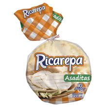 Arepa NORMANDY ricarepa asadita blancas sin sal 10 unds x900 g