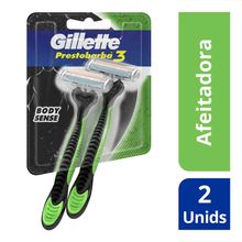 Máquina para afeitar GILLETTE prestobarba bodysense x2 unds