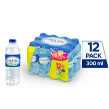 Agua CRISTAL12 unds x300 ml c/u
