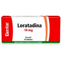 Loratadina GENFAR 10 mg x10 tabletas