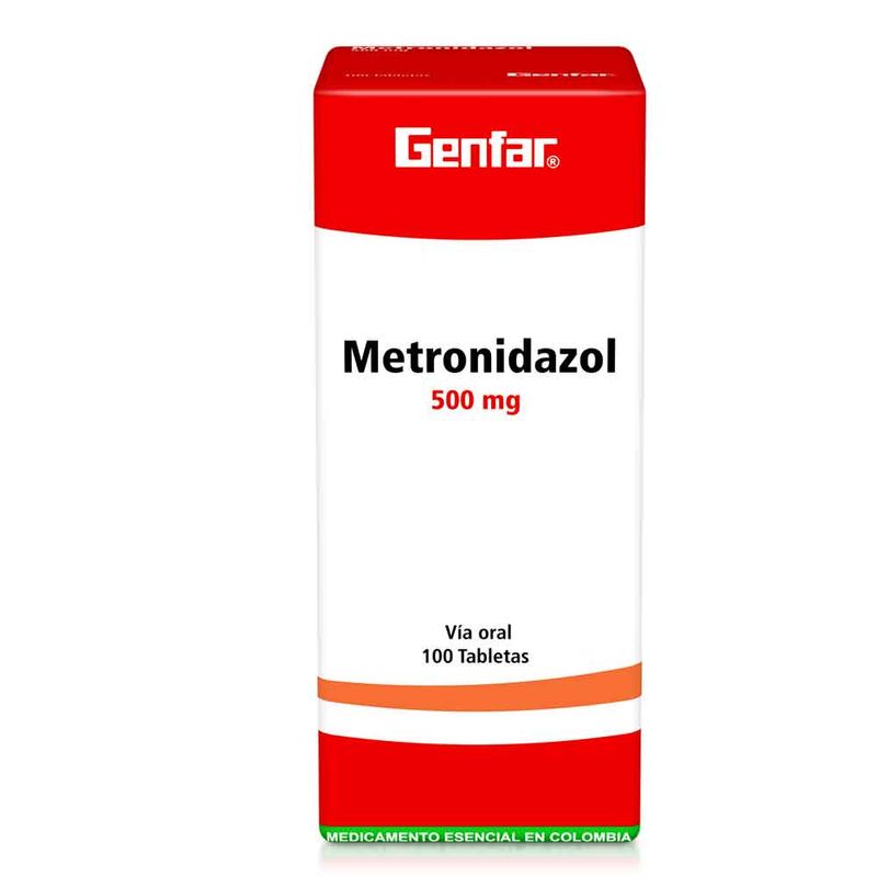 METRONIDAZOL-500MG-100TB-GF