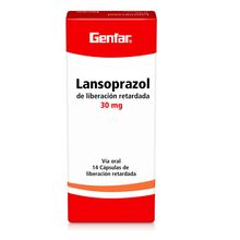Lansoprazol GENFAR 30 mg x14 tabletas