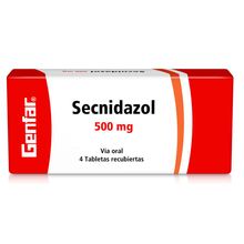 Secnidazol GENFAR 500mg x4 tabletas