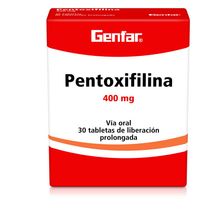 Pentoxifilina GENFAR 400mg x30 tabletas