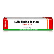 Sulfadiazina de plata GENFAR 1% 30 gr