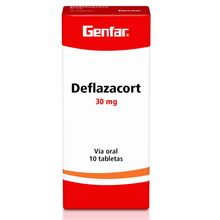 Deflazacort GENFAR 30 mg x10 tabletas