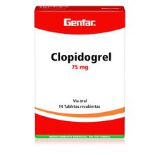 Clopidogrel GENFAR 75mg x14 tabletas