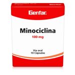 MINOCICLINA-100MG-10CAP-GF