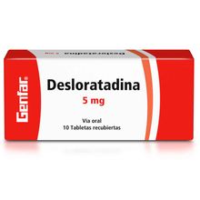 Desloratadina GENFAR 5mg x10 tabletas