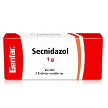 Secnidazol GENFAR 1 gr x2 tabletas