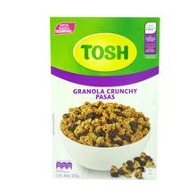 Cereal granola TOSH pasas x300 g