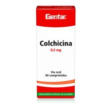 Colchicina GENFAR 0.5 mg x40 tabletas