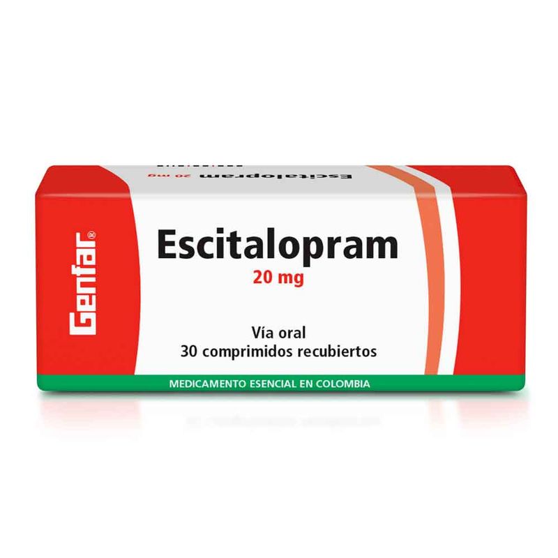 ESCITALOPRAM-20MG-30TAB-GF