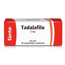 Tadalafilo GENFAR 5mg x28 cápsulas