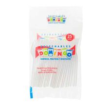Tenedor desechable DOMINGO x25 unds
