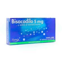 Bisacodilo HUMAX 5mg x10 tabletas