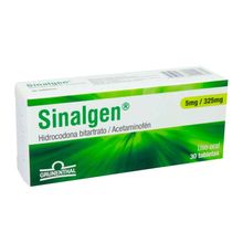 Sinalgen GRUNENTHAL 5 mg/325 mg x30 tabletas