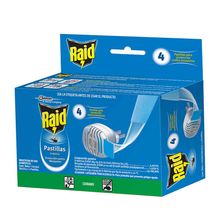 Insecticida RAID unidad eléctrico + 4 pastillas