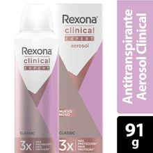 Desodorante REXONA clinical clásico x91 g