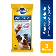 Snack para perro PEDIGREE dentastix adulto razas medianas y grandes x77.1 g