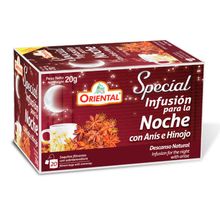 Infusión para la noche ORIENTAL con anís e hinojo x20 sobres