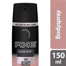 Desodorante AXE spray black night body x150 ml