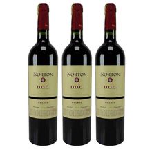 Vino NORTON malbec doc x750 ml c/u 2x3