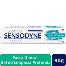Crema dental sensodyne GLAXO limpieza profunda x90 g