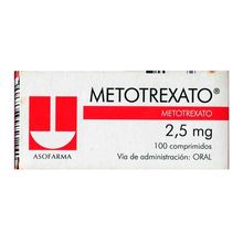 Metotrexato TECNOFARMA 2.5mg x100 tabletas