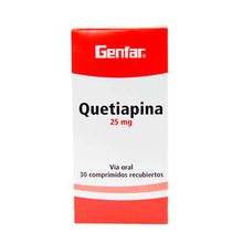 Quetiapina GENFAR 25 mg x30 tabletas