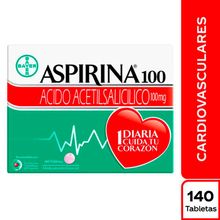 Aspirina BAYER 100mg x140 tabletas