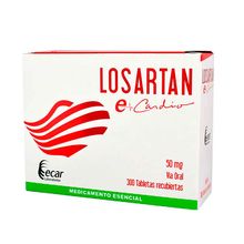Losartán ECAR 50mg x300 tabletas