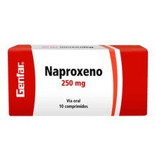 Naproxeno GENFAR 250 mg x10 tabletas