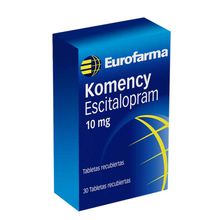 Komency (escitalopram) EUROFARMA 10 mg x30 tabletas