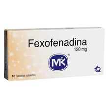 Fexofenadina MK 120 mg x10 tabletas