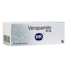 Verapamilo MK 80mg x50 tabletas