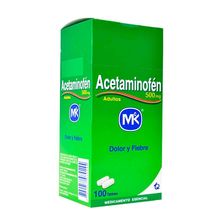 Acetaminofén MK 500 mg x100 tabletas