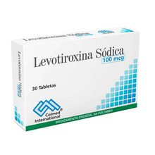 Levotiroxina COLMED 100mcg x30 tabletas
