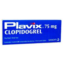 Plavix (clopidogrel) SANOFI 75mg x28 tabletas