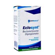 Eclosynt BCN (beclometasona) inhalador 250mcg x200 dosis