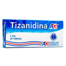 Tizanidina 2 mg AG x 20 tabletas