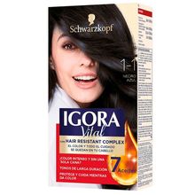 Tinte IGORA vital negro azul 2 tubos N.° 1.1