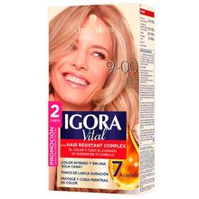 Tinte IGORA vital rubio extra claro 2 tubos N.° 9.00