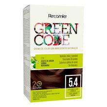 Tinte GREEN CODE castaño claro cobrizo N.° 5.4