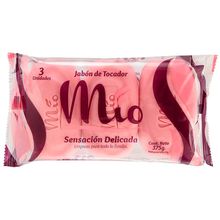 Jabón MIO sensación delicada 3 unds x125 g c/u