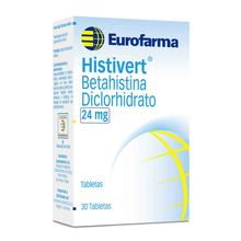 Histivert EUROFARMA 24mg x30 tabletas