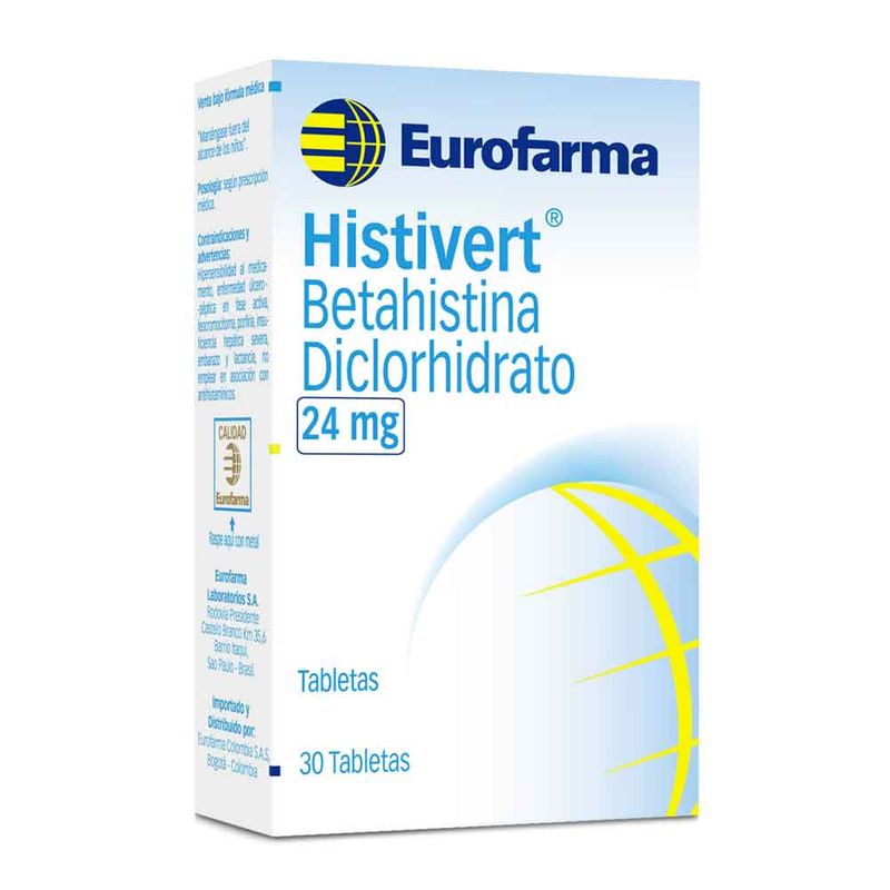 Histivert-EUROFARMA-24mg-x30tabletas_72481