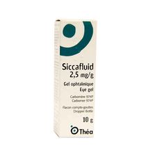 Siccafluid QUIDECA gel 2.5mg x10 g